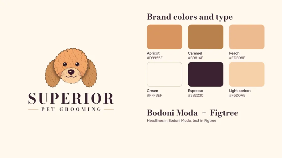 Superior Pet Grooming: Brand and style